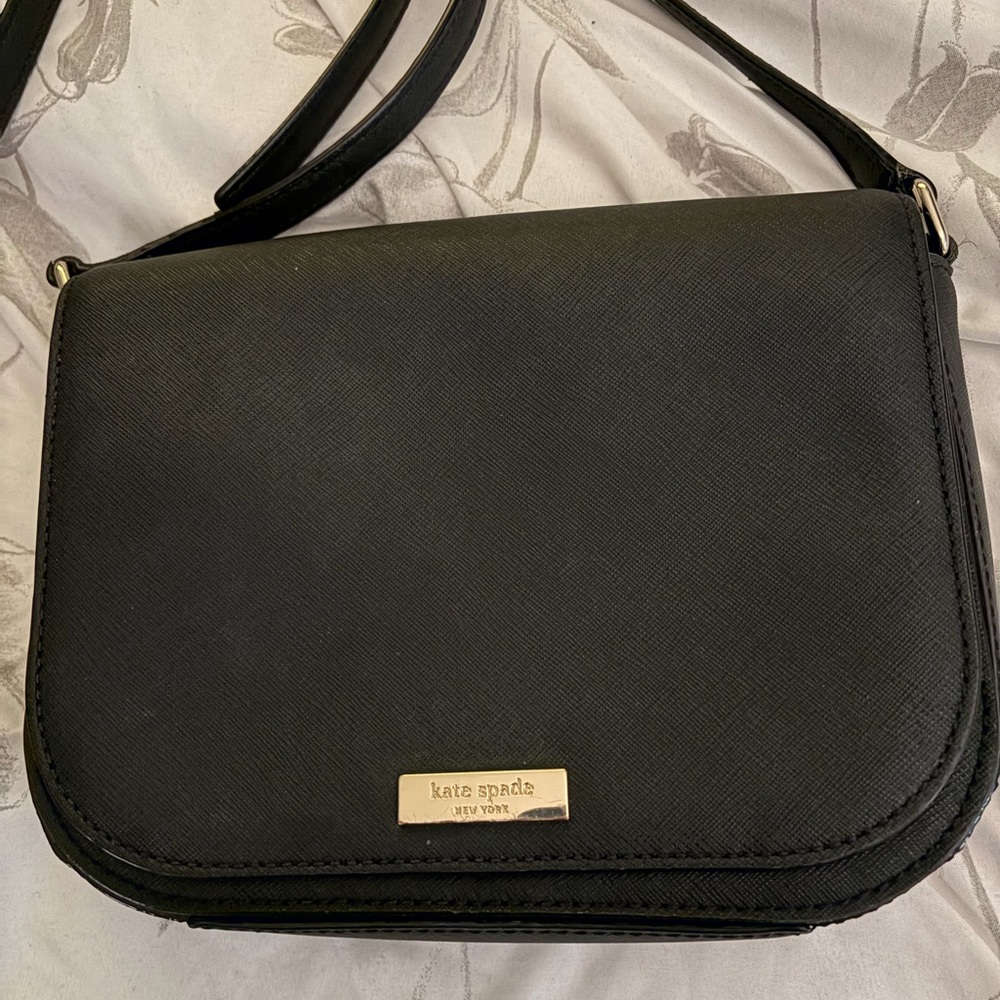 Kate Spade Sleek Black Crossbody Bag